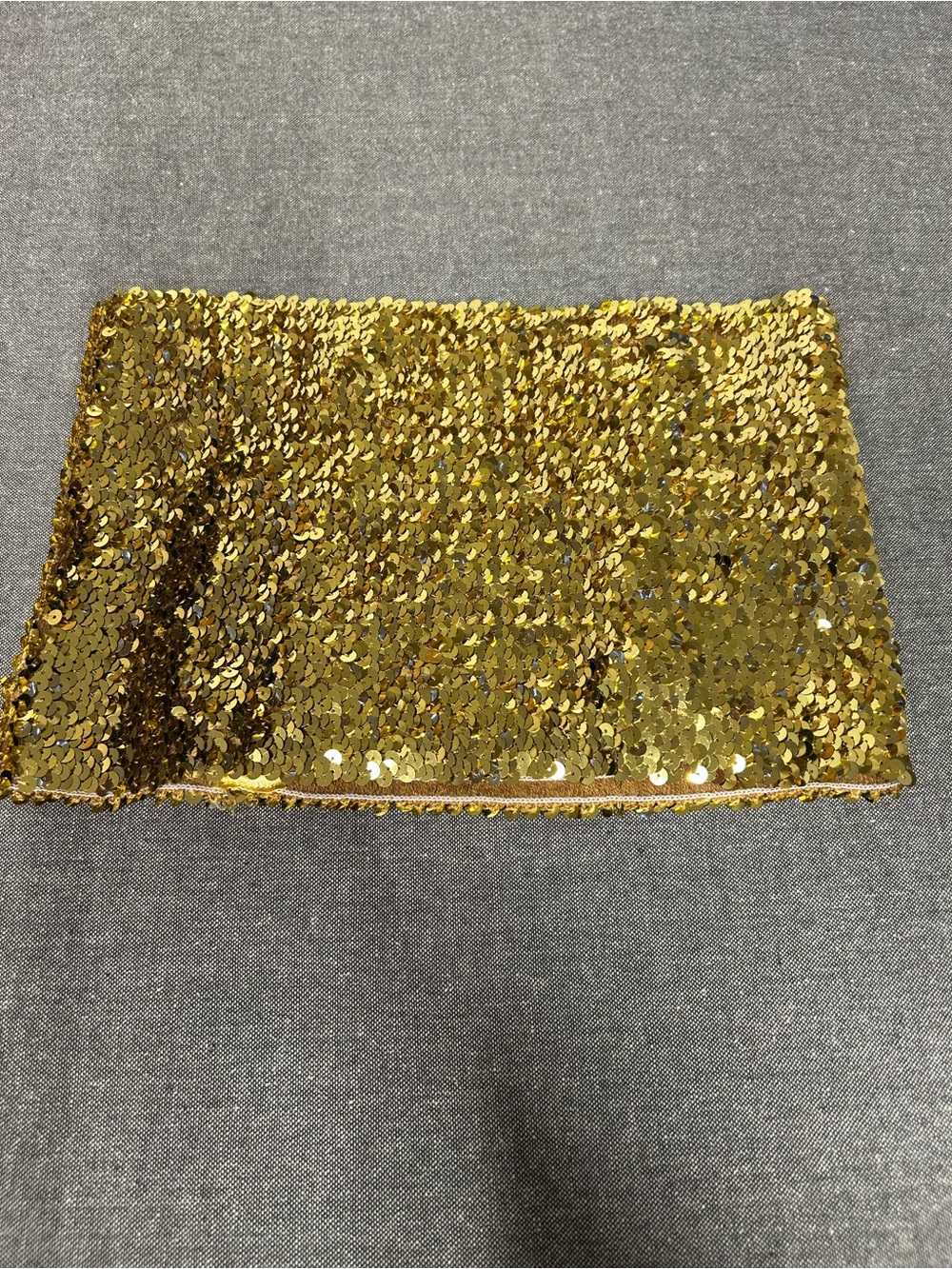 Gold Sequin Bandeau Mini Top - Sparkle Party Tube
